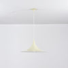 lacquered aluminum arch pendant light
