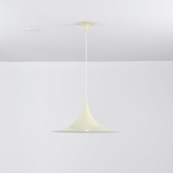 lacquered aluminum arch pendant light