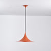 lacquered aluminum arch pendant light