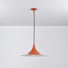 lacquered aluminum arch pendant light