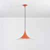 lacquered aluminum arch pendant light