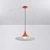 lacquered aluminum arch pendant light