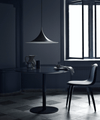 lacquered aluminum arch pendant light