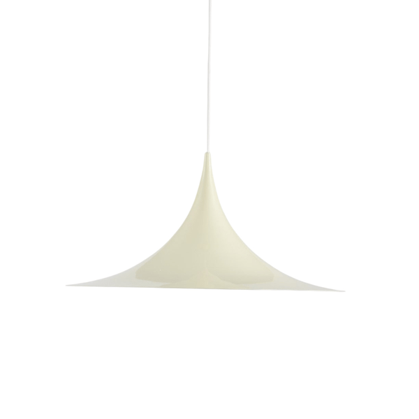 lacquered aluminum arch pendant light