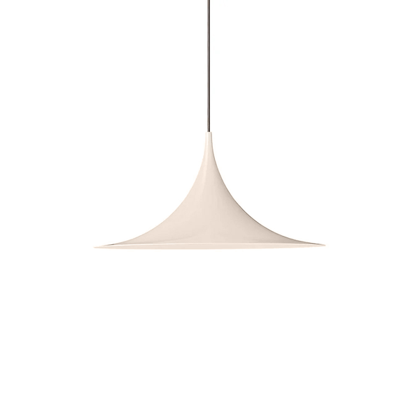 lacquered aluminum arch pendant light
