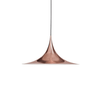lacquered aluminum arch pendant light
