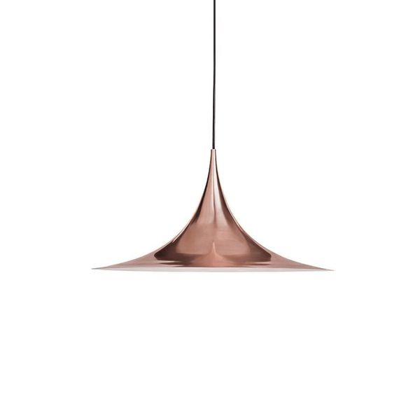 lacquered aluminum arch pendant light