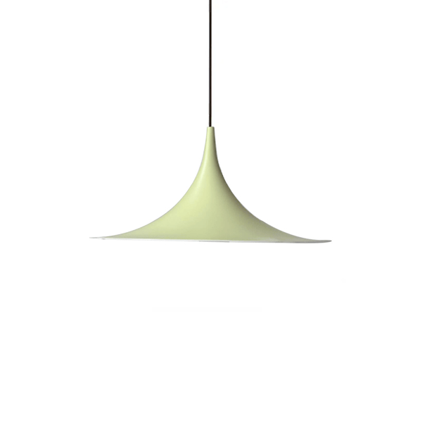 lacquered aluminum arch pendant light