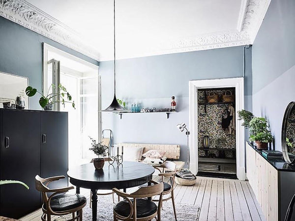 lacquered aluminum arch pendant light