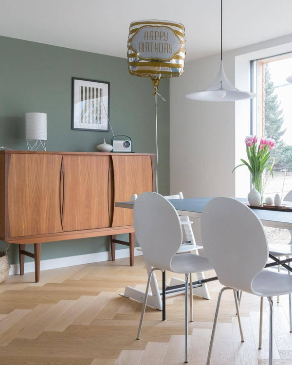 lacquered aluminum arch pendant light