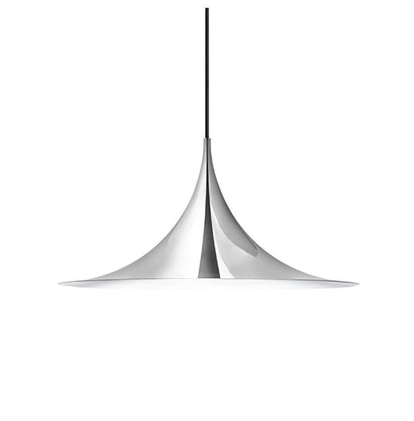 lacquered aluminum arch pendant light
