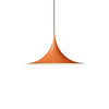 lacquered aluminum arch pendant light