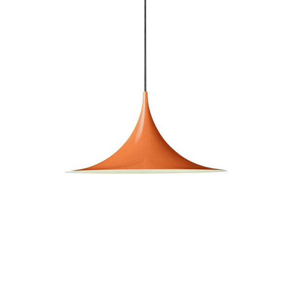 lacquered aluminum arch pendant light