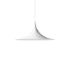 lacquered aluminum arch pendant light
