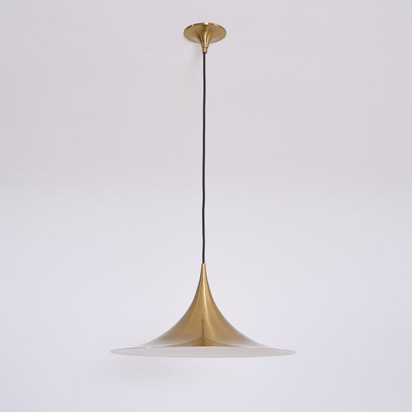lacquered aluminum arch pendant light