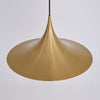 lacquered aluminum arch pendant light