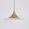 lacquered aluminum arch pendant light