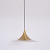 lacquered aluminum arch pendant light
