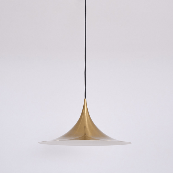 lacquered aluminum arch pendant light