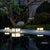 Landscape Line Silhouette Solar Outdoor Waterproof Led Garden Lawn Light