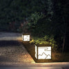 Landscape Line Silhouette Solar Outdoor Waterproof Led Garden Lawn Light