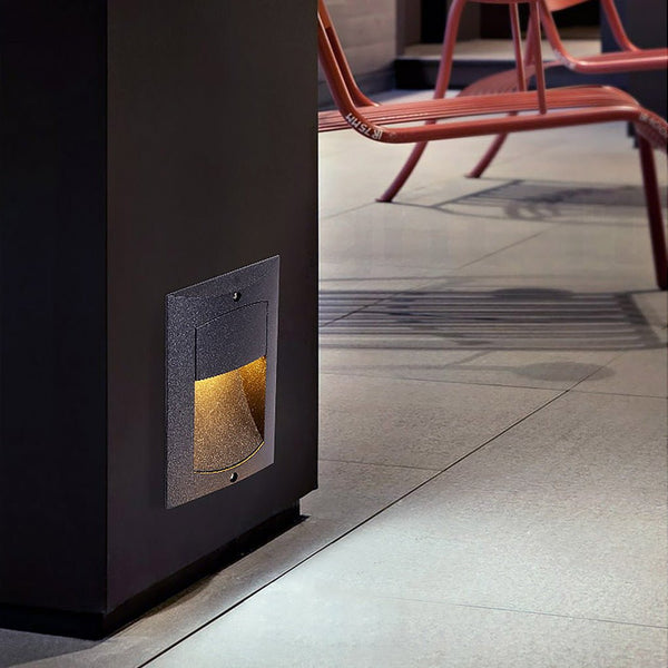 Led Embedded Step Lights Wall Sconces For Outdoor Stair Steps Aisles