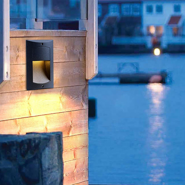 Led Embedded Step Lights Wall Sconces For Outdoor Stair Steps Aisles