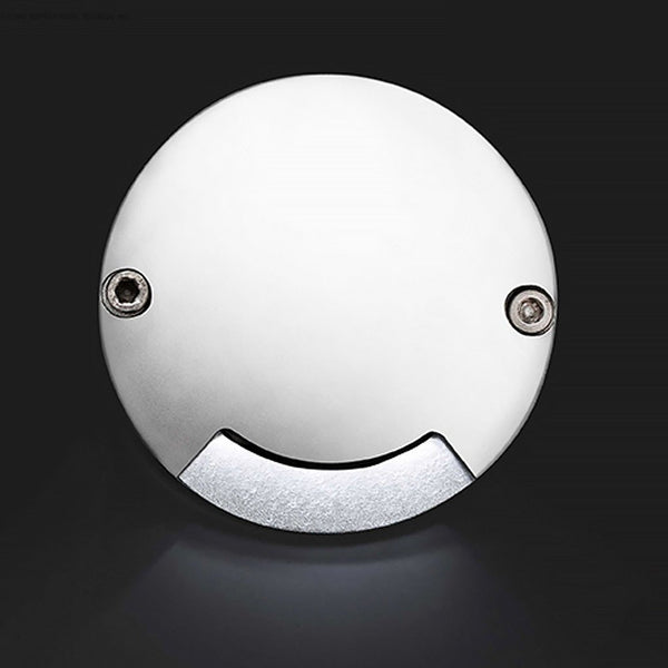 Round Dc12V Modern Recessed Led Step Lights Waterproof Underground Garden Deck Lighting