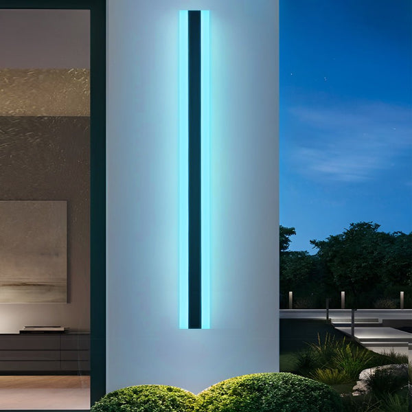 Minimalist Outdoor Waterproof Dust Proof Led Rgb Garden Wall Sconces