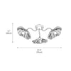 lotus leaf glass semi flush ceiling light copper