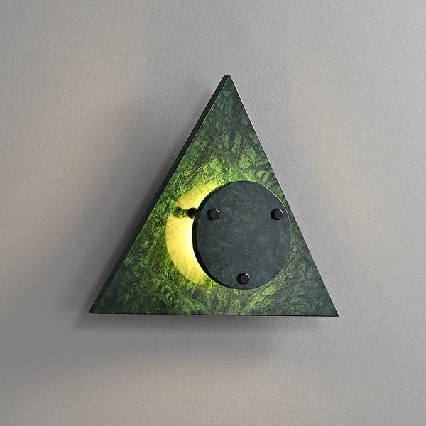 marble sculptural led wall sconce