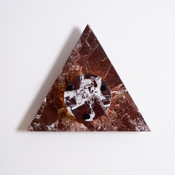 marble sculptural led wall sconce