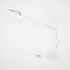 mid century black aluminum swing arm wall lamp