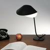 mid century black brass carbon steel table lamp