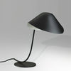 mid century black brass carbon steel table lamp