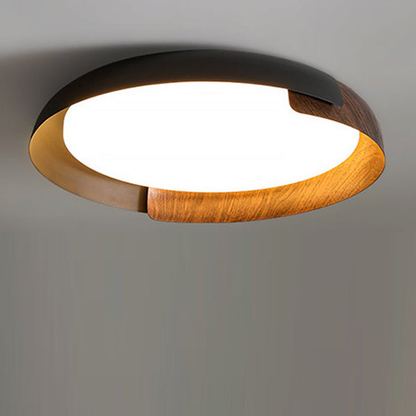Minimalist Led Stepless Dimming Personality Round Ceiling Light For Bedroom