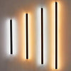Linear Led Long Outdoor Wall Light Minimalist Exterior Wall Mount Lights Waterproof For Porch