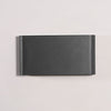 2 Light Black Modern Low Profile Exterior Porch Led Slim Outdoor Up Down Wall Light