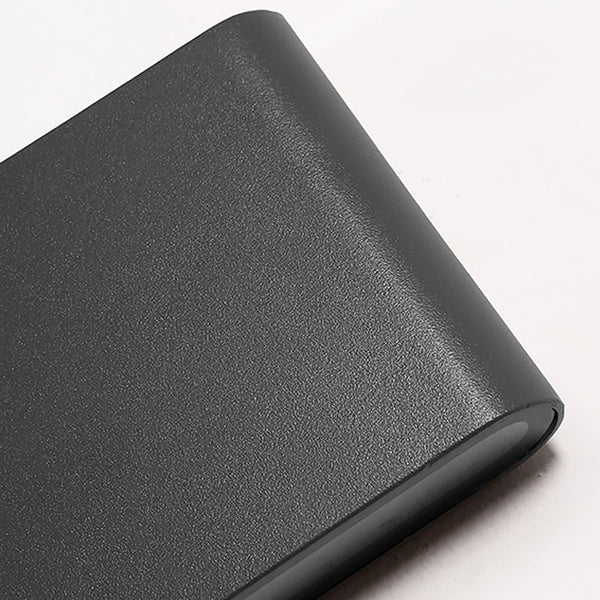 2 Light Black Modern Low Profile Exterior Porch Led Slim Outdoor Up Down Wall Light