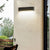Matte Black Wall Mounted Rectangle Porch Led Lights Outdoor Wall Light