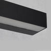 Matte Black Wall Mounted Rectangle Porch Led Lights Outdoor Wall Light
