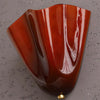 modern amber seashell glass coastal wall light