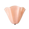 modern amber seashell glass coastal wall light