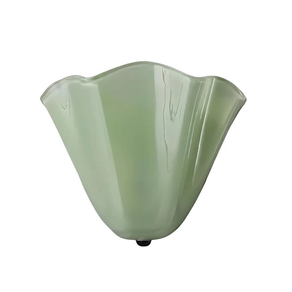 modern amber seashell glass coastal wall light