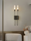 modern antique copper arrow acrylic wall sconce