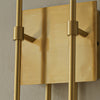 modern antique copper arrow acrylic wall sconce