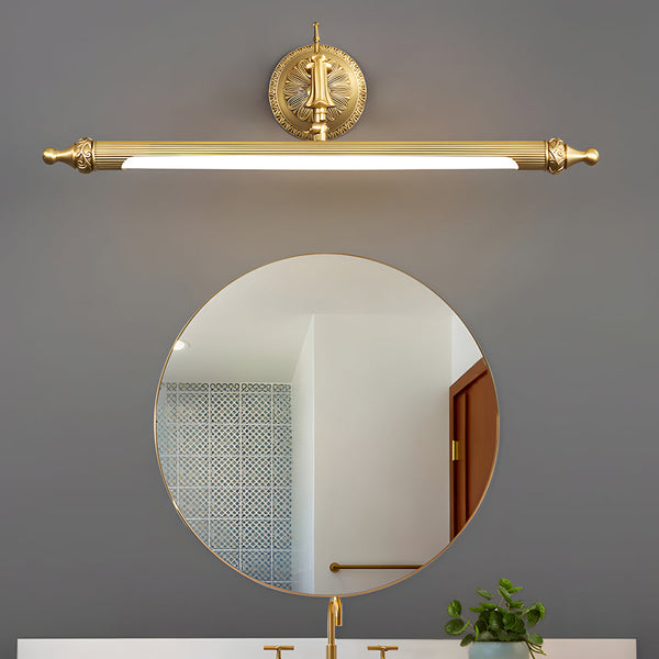 modern antique gold copper led vanity light