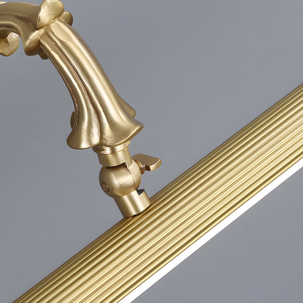 modern antique gold copper led vanity light