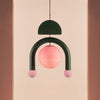 modern art glass pendant lamp