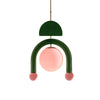 modern art glass pendant lamp